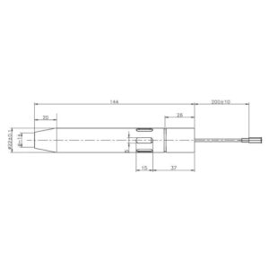 PLANO-RESISTENCIA-ENCENDIDO-PARA-ESTUFAS-DE-PELLET-CON-TUBO-(EXTRAFLAME)-ECOBIOEBRO