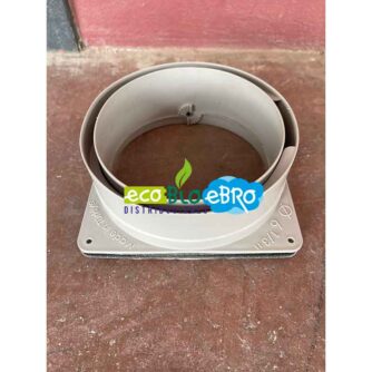 COLLARIN-SOPORTE-A-PARED-PARA-TUBO-FLEXIBLE-(⌀-127-y-⌀-160)---COLLARIN-160-mm-ecobioebro