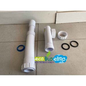 DESPIECE-KIT-SIFÓN-SECO-MODELO-EVERTON-+-CONECTOR-EXTENSIBLE-(especial-muebles-de-baño)-ECOBIOEBRO