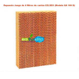 Repuesto-Juego-de-4-filtros-de-cartón-CELDEK-(Modelo-QA-160-D)-ECOBIOEBRO