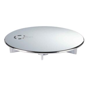 TAPA-REDONDA-CROMADA-PLATO-DUCHA-PARA-VÁLVULA-(VIEGA)-Ø90-mm-ECOBIOEBRO