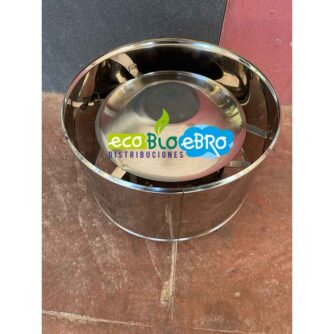 VISTA-SUPERIOR-SOMBRERETE-ANTIVIENTO-DOBLE-PARED-INOX-316-DIAMETRO-125-mm-(BOFILL)-ECOBIOEBRO