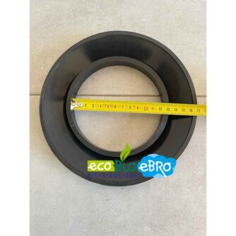 diámetro-interior-PLAFÓN-EMBELLECEDOR-NEGRO-Ø-130-mm-(GOMA)-ecobioebro