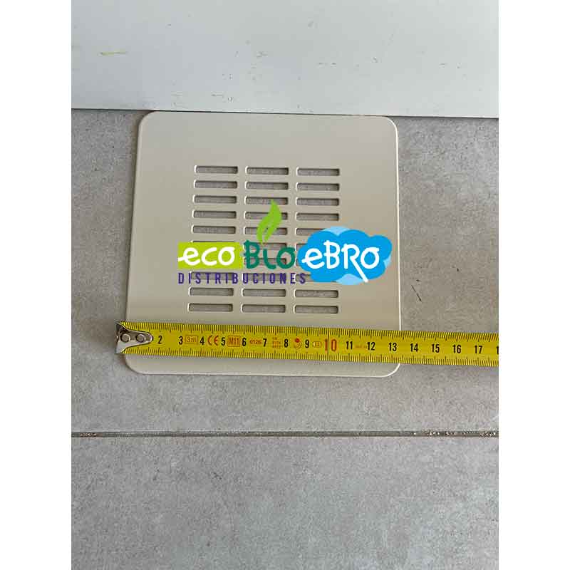 MEDIDA-REJILLA-CUADRADA-COLOR-BEIG-PLATO-DE-DUCHA-ONE-(HIDROBOX)-13.6-x-13.6-cm-ECOBIOEBRO