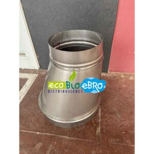 REDUCCION-EXCENTRICA-INOX-(de-300-hembra-a-200-macho)-(distribución-aire-caliente)-ecobioebro