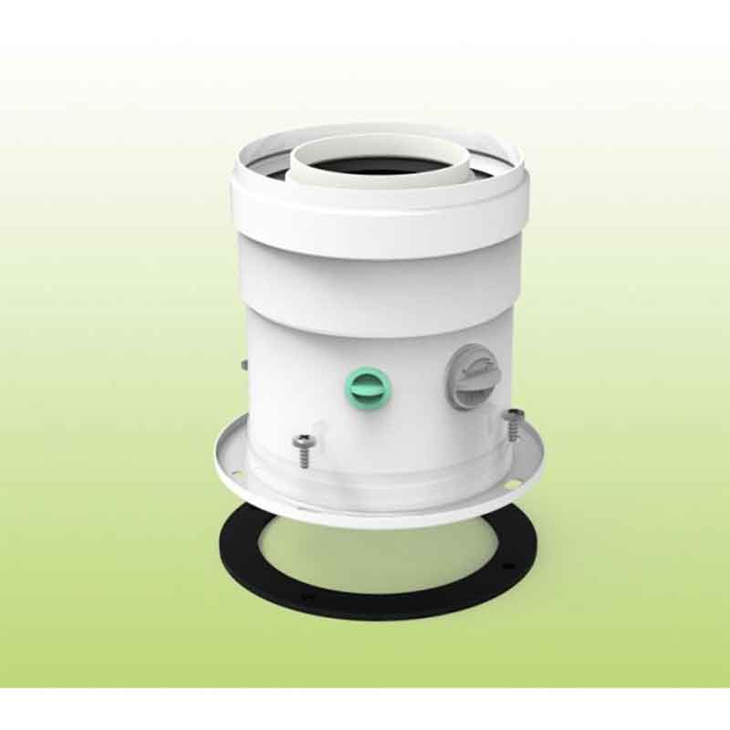 ADAPTADOR-SALIDA-VERTICAL-COMPATIBLE-KALIS-24C---Ferroli-CONDENSACIÓN-60-100mm-ecobioebro