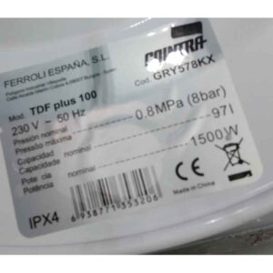 ETIQUETA-REPUESTO-PLACA-ELECTRÓNICA-TERMO-TDF-PLUS-100-litros-(COINTRA)-ECOBIOEBRO