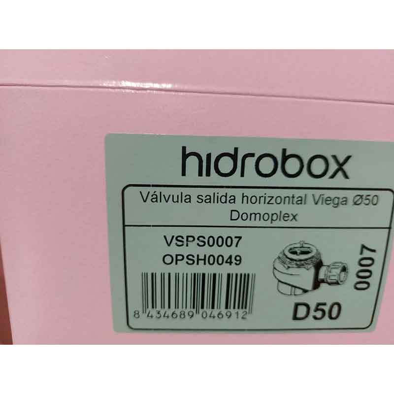 vista-embalaje-Desagüe-Válvula-Ducha-Domoplex-65mm-(VIEGA)-ecobioebro