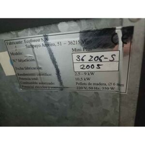 ETIQUETA-MINI-PLUS-ECOFOREST-2005-ECOBIOEBRO