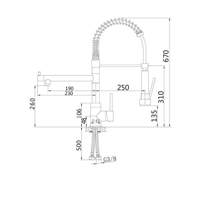 DIMENSIONES-KIT-MONOMANDO-FREGADERA-ESPIRAL-CON-GRIFO-(para-cocinas-de-restaurantes)-ecobioebro