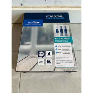 Kit 3 Filtros PP+CTO+CTO – 5 ETAPAS (PURE FIVE / ECO750 / EVO)