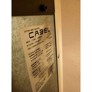 ETIQUETA-ESTUFA-CABEL-10-KW-BEIGE-ECOBIOEBRO