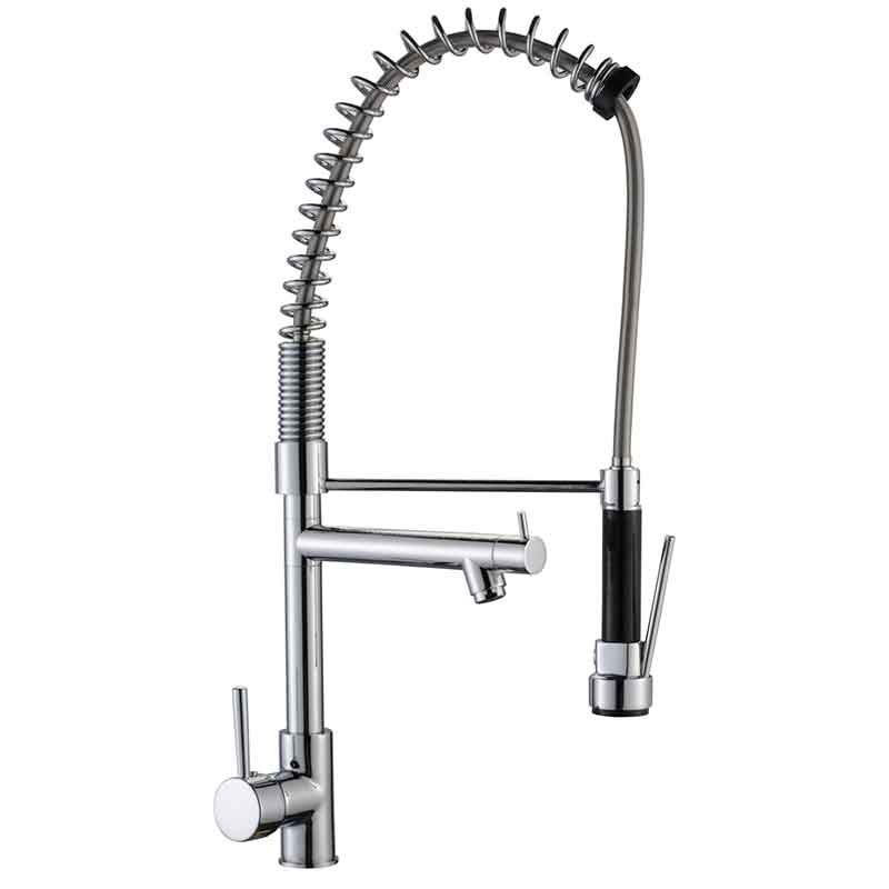 KIT-MONOMANDO-FREGADERA-ESPIRAL-CON-GRIFO-(para-cocinas-de-restaurantes)-ecobioebro