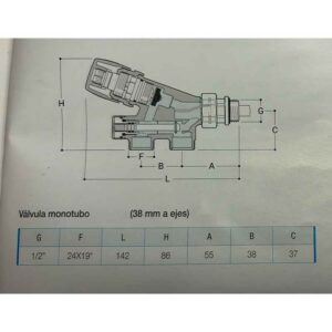 VÁLVULA-MONOTUBO-DE-1-2'-EN-NEGRO-MATE-(38-mm-entre-ejes)-ecobioebro