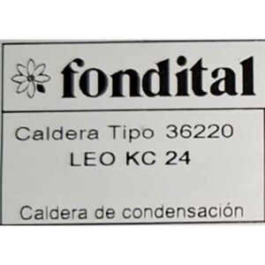 etiqueta-caldera-fondital-LEO-KC-24-ECOBIOEBRO
