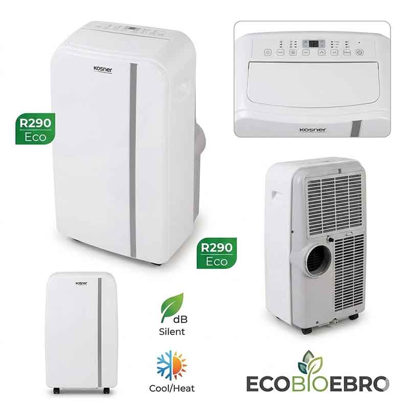 AMBIENTE-Aire-Acondicionado-Portátil-NOVA-Kosner-Frío-Calor-R290-ECOBIOEBRO