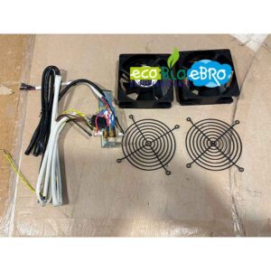 REPUESTO KIT 2 TURBINAS + CABLEADO PARA ESTUFAS DE LEÑA