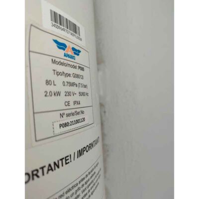 ETIQUETA-TERMO-NOFER--APARICI-(SERIE-P080)-(80-LITROS)-ECOBIOEBRO