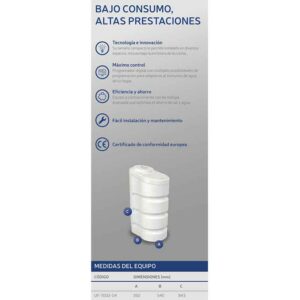 DESCALCIFICADOR COMPACTO SEDA 24 LITROS (HIDROWATER)