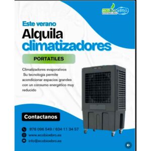 Alquiler de climatizadores evaporativos portátiles