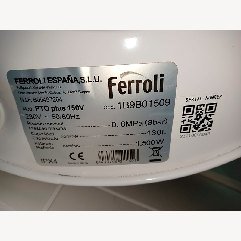ETIQUETA-TERMO-PTO-PLUS-150-V-(COINTRA)-(150-litros)-ECOBIOEBRO