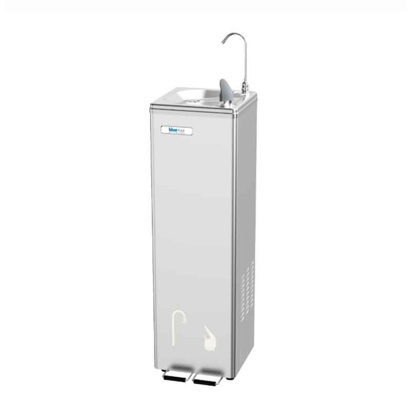 Fuente-de-agua-Filtración-Inox-con-pedal-(Blue-River)-ECOBIOEBRO