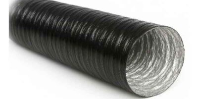 TUBO FLEXIBLE COMBI DISCOMBI Aluminio + Poliéster + PVC Negro ecobioebro