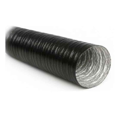 TUBO FLEXIBLE COMBI DISCOMBI Aluminio + Poliéster + PVC Negro ecobioebro