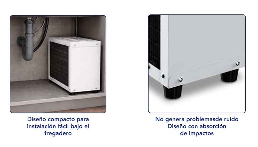 VISTA Enfriador de agua BOX HH (Bajo Encimera) ECOBIOEBRO