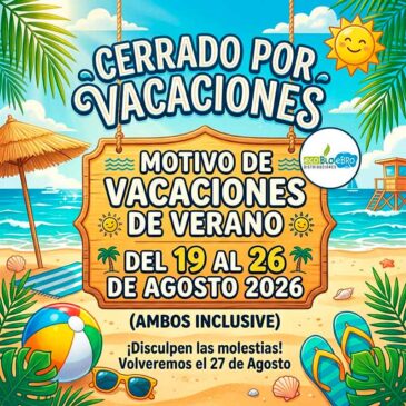 ¡¡VACACIONES DE VERANO 2026!! ecobioebro