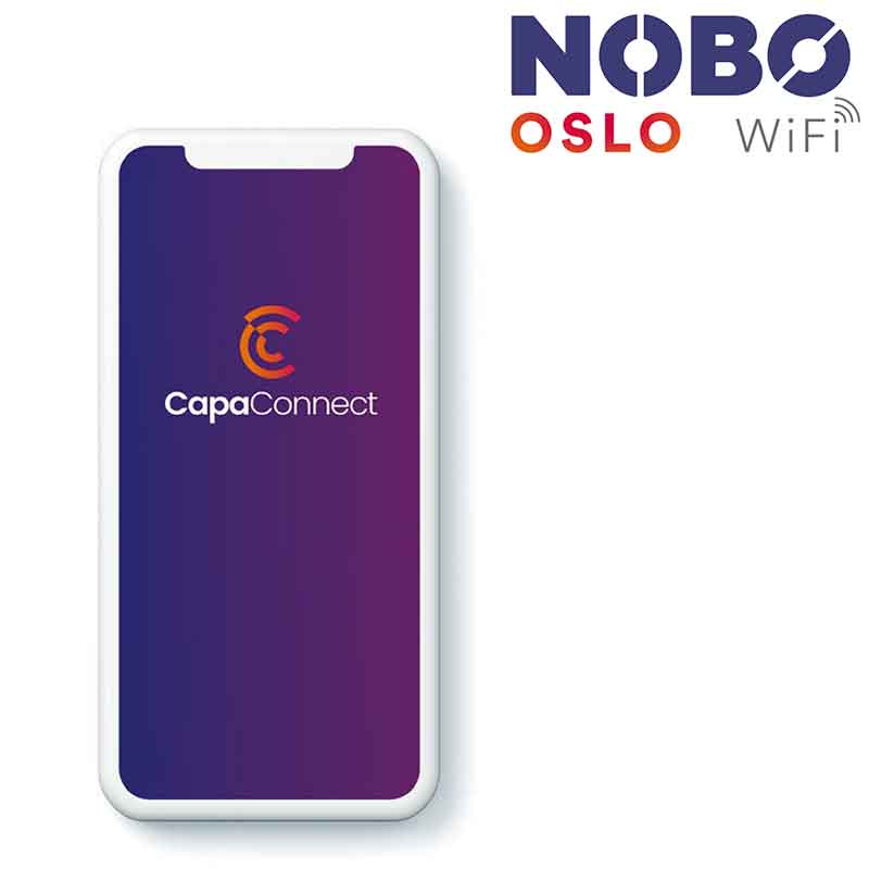 Aplicación Radiador eléctrico noruego NOBO OSLO WiFi | 500W | hasta 10 m² ecobioebro