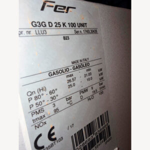 LLAVE LLENADO PARA CALDERA FER (G3G D 25 K 100 UNIT)