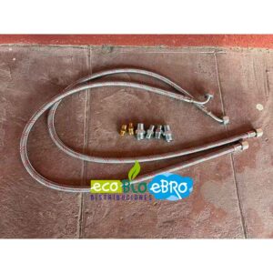 KIT 2 LATIGUILLOS GASOIL H3:8 x H1:4 90º 1000mm ecobioebro