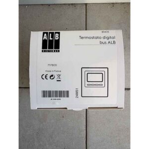 TERMOSTATO DIGITAL CABLEADO BUS CALEFACCIÓN/REFRIGERACIÓN 23405 (ALB)