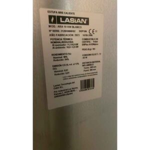 RESISTENCIA ENCENDIDO PARA ESTUFAS DE PELLETS AIRE ARA 10 KW (400 W) (LASIAN) 19 cm ECOBIOEBRO